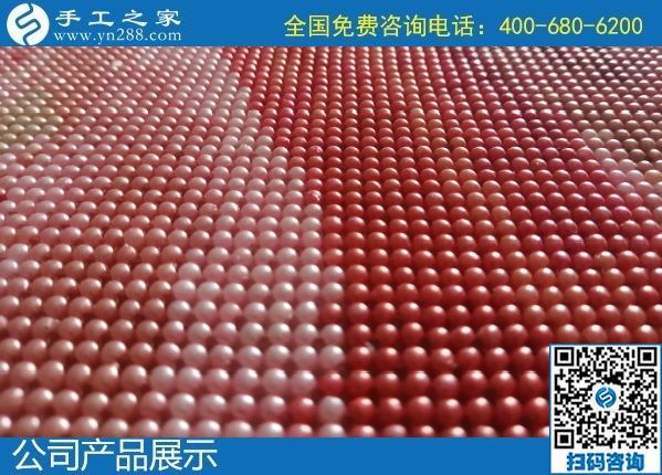 1月11日，手工活外發(fā)回收，能在家做的手工活，就是安全靠譜的勵志珠珠繡，手工之家珠繡成品細節(jié)實拍
