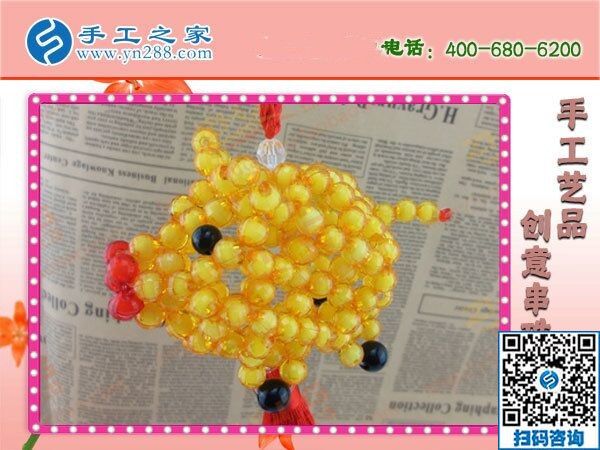 殘疾人也可以做的工作，就是手工之家珠繡手工活(圖1)