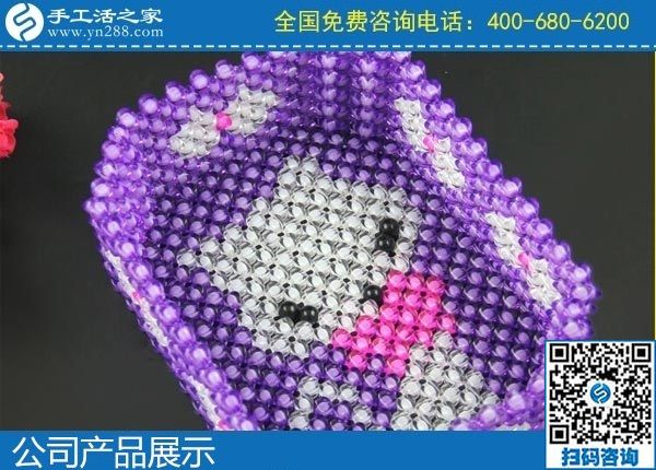 2月7日，純手工活外發(fā)加工，手工活賺錢，就選這個(gè)珠繡外發(fā)手工活，手工之家珠繡立體串珠類成品實(shí)拍