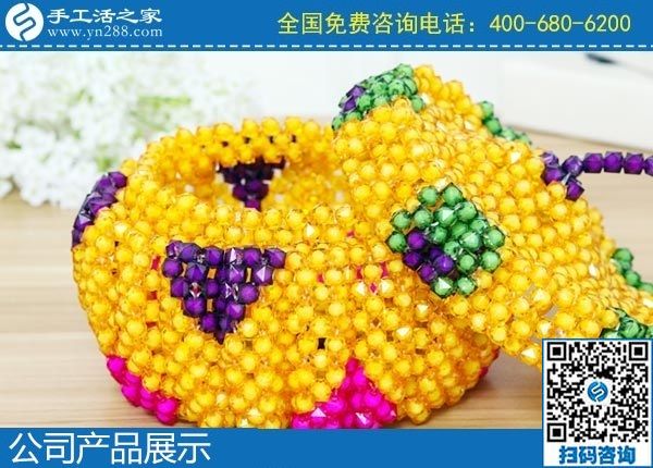 2月7日，純手工活外發(fā)加工，手工活賺錢，就選這個(gè)珠繡外發(fā)手工活，手工之家珠繡立體串珠類成品實(shí)拍