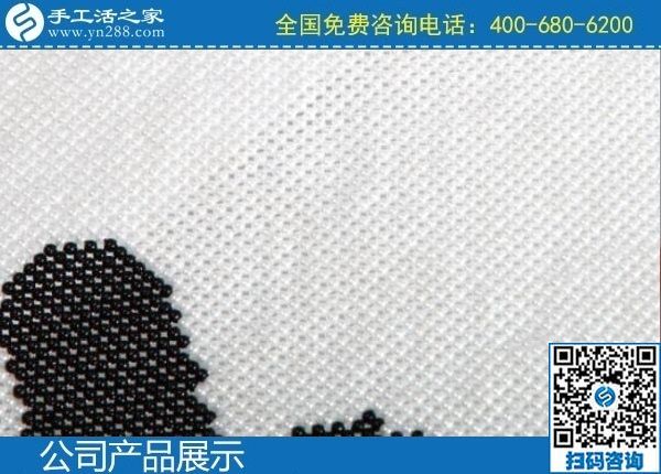 2月9日，手工活代理加工項目，正規(guī)手工活加盟項目就是珠繡手工活，手工之家珠繡成品實拍