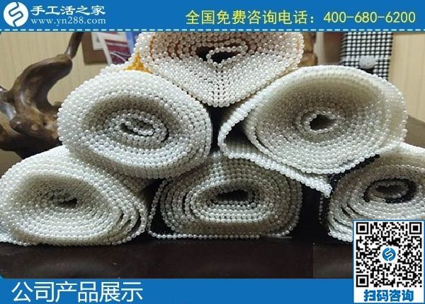 2月10日，想找手工活外發(fā)加工，選十多年歷史的成功企業(yè)手工之家能掙錢(qián)，勵(lì)志珠珠繡成品展示