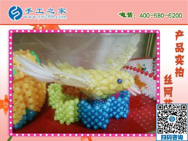 純手工活外發(fā)加工，一針一線手工之家串珠繡(圖1)