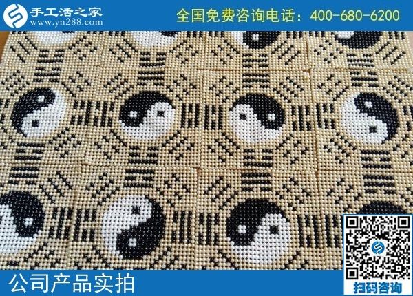2月14日，正規(guī)手工活加盟項目，在家賺錢的手工活，就是勵志珠珠繡，手工之家勵志珠珠繡成品實拍