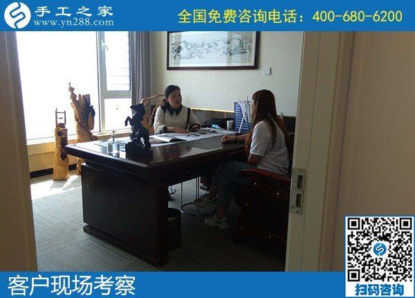 5月2日，正規(guī)加工回收手工活，可以拿回家做的手工活，就選勵(lì)志珠珠繡，手工之家接待考察合作加工客戶