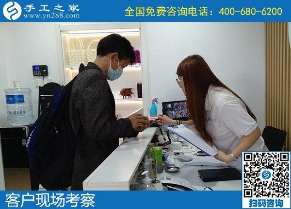 5月6日，代理手工活加工項目，正規(guī)外發(fā)手工活來料加工，選正規(guī)手工活勵志珠珠繡，手工之家接待考察合作加工客戶剪影