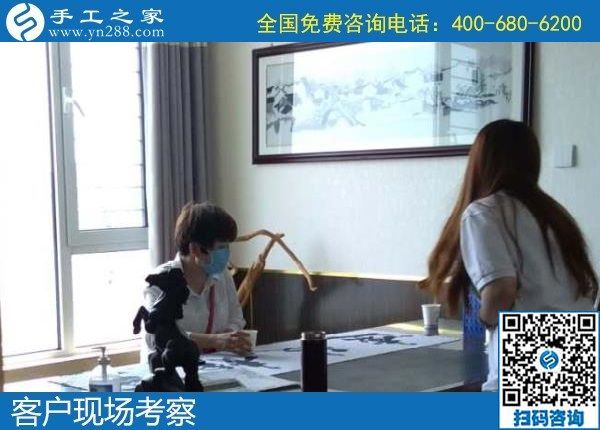 5月14日,拿回家做的手工活，正規(guī)加工回收手工活，選擇勵(lì)志珠珠繡，手工之家接待考察加工客戶剪影