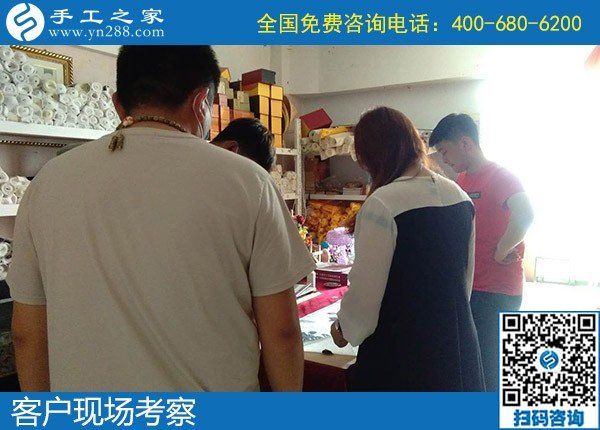 5月16日，可靠的手工活外發(fā)、放心拿回家做的手工活就是勵志珠珠繡，手工之家接待考察合作加工客戶剪影