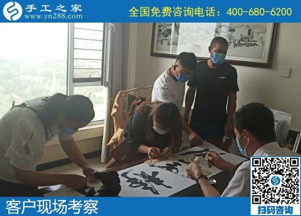 5月23日，拿到家做的手工活，手工活賺錢，就選有歷史、服務(wù)好的老手工企業(yè)，手工之家接待考察加工客戶剪影(圖5)