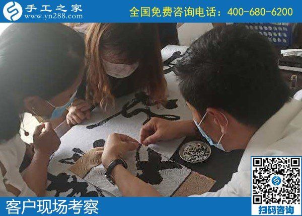 5月23日，拿到家做的手工活，手工活賺錢，就選有歷史、服務(wù)好的老手工企業(yè)，手工之家接待考察加工客戶剪影(圖3)