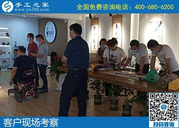 5月24日，長(zhǎng)期穩(wěn)定的手工加工回收項(xiàng)目，就是針?lè)ê?jiǎn)單，培訓(xùn)成體系的勵(lì)志珠珠繡，手工之家接待考察加工客戶剪影