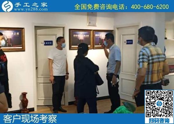 6月3日，富有愛心的手工活外發(fā)加工企業(yè)，對(duì)大家說(shuō)在家做珠繡是個(gè)好選擇，手工之家接待考察合作客戶剪影