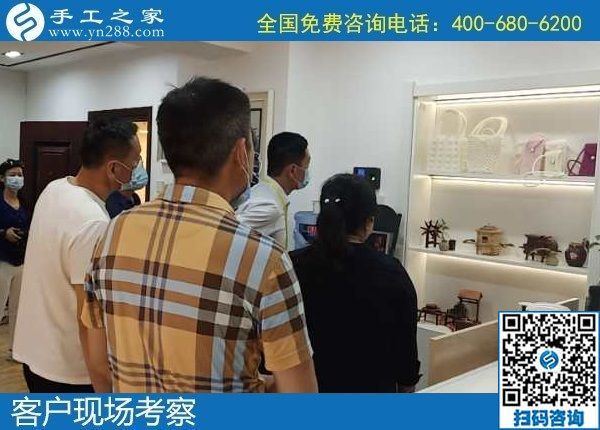6月3日，富有愛心的手工活外發(fā)加工企業(yè)，對(duì)大家說(shuō)在家做珠繡是個(gè)好選擇，手工之家接待考察合作客戶剪影