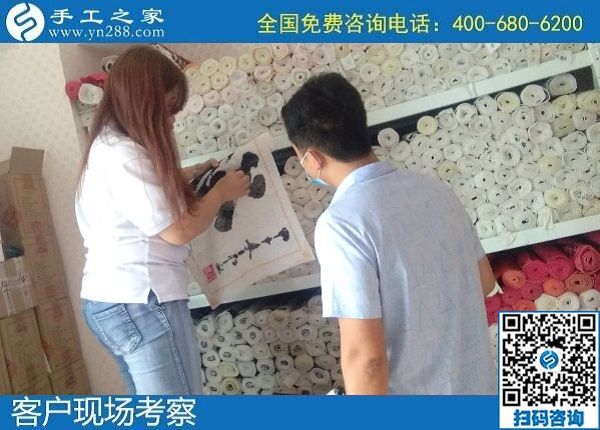 6月27日，在家做外發(fā)手工活的直接收獲，除了掙錢，就是陪伴，手工之家接待考察加工客戶剪影