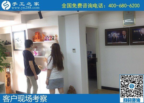 7月2日，怎樣的外發(fā)手工活才讓人放心？想把手工活拿回家做，選勵志珠珠繡，手工之家接待考察加工客戶剪影