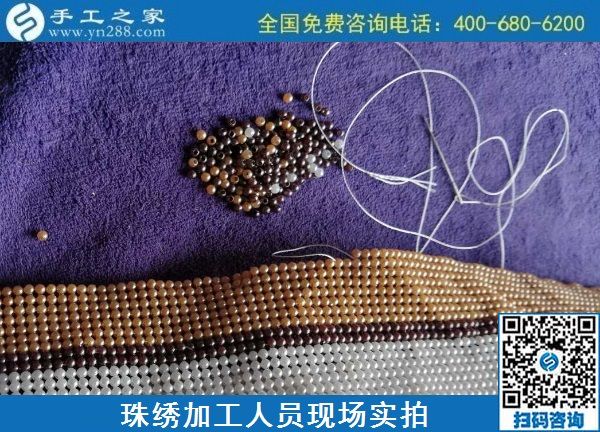 7月27日，是不是可信可靠的外發(fā)手工活，用加工費結(jié)算判斷是個好方法，手工之家接待考察加工客戶剪影