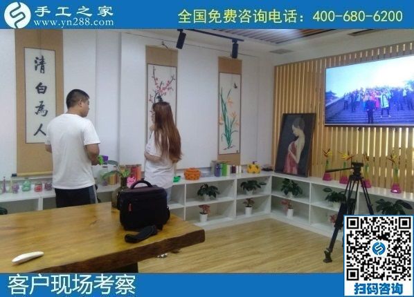 8月11日，可以帶回家的手工活外發(fā)加工項目，你我他都能做，手工之家接待考察加工客戶剪影