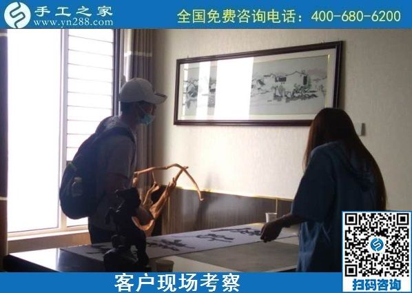 8月23日，這個純手工活外發(fā)加工項目也能做代理，很多人在這里實現(xiàn)了就業(yè)創(chuàng)業(yè)夢想，手工之家接待考察加工客戶剪影