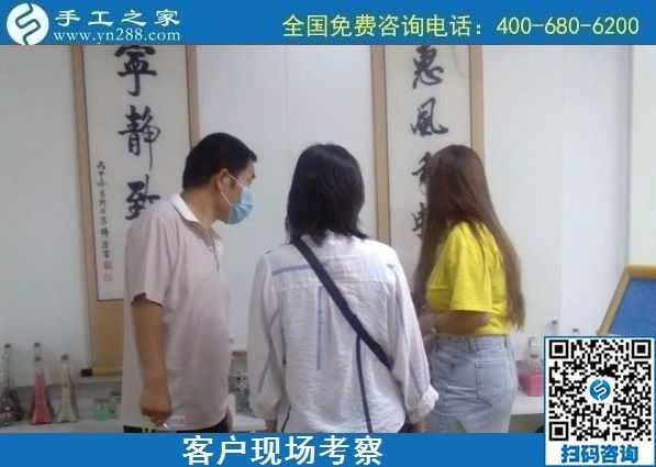 9月5日，做手工活賺錢，這里的手工活外發(fā)回收項目是手工活代理加工項目，手工之家接待考察加工客戶剪影