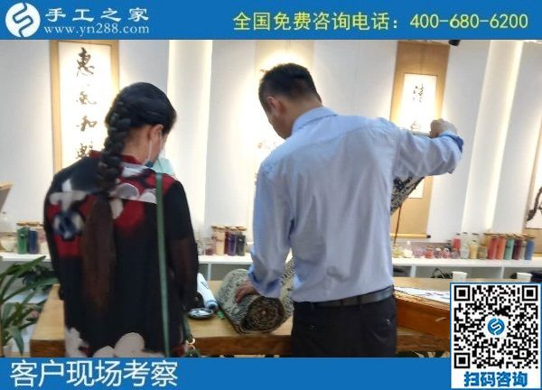 9月21日，純手工活外發(fā)加工項目，是不是正規(guī)管回收的手工活，要這樣判斷，手工之家接待考察合作加工客戶剪影