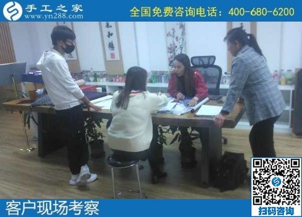 10月3日，手工活外發(fā)回收，這個可以寄到家做的手工活讓人安心在家掙錢，手工之家接待考察合作加工客戶剪影