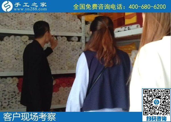 10月4日，手工活賺錢，手工活代理加工項目，找到可信可靠的企業(yè)很關(guān)鍵，手工之家接待考察合作加工客戶剪影