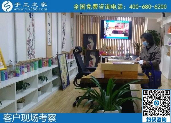 10月15日，在家做手工活加工，把手工活拿回家做是居家掙錢的好方法，手工之家接待考察加工客戶剪影