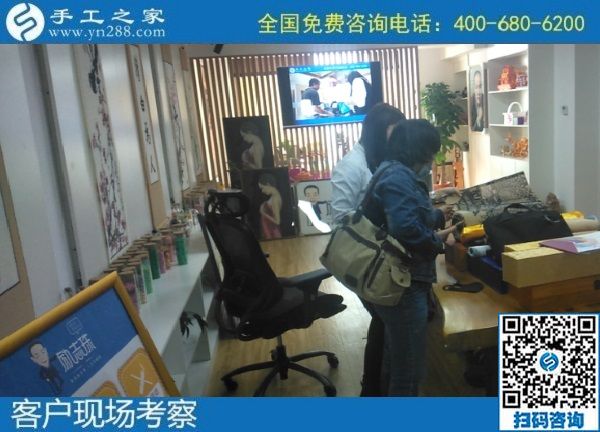 10月16日，可以帶回家做的手工活，手工活外發(fā)回收，這里的珠繡手工活值得選擇，手工之家接待考察加工客戶剪影