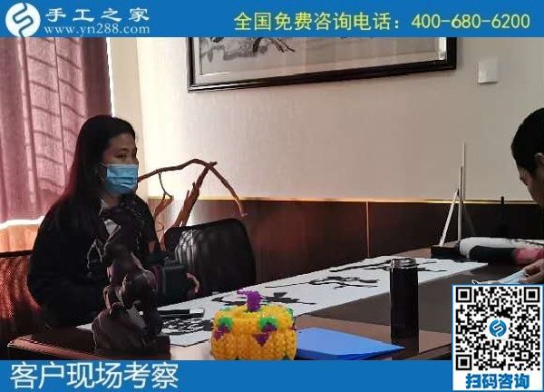 11月2日，手工活外發(fā)回收，這個可以拿回家做的手工活能掙錢嗎？實地看看就知道了，手工之家接待考察加工客戶剪影(圖3)