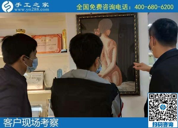 11月10日，正規(guī)供料的手工活，把這個(gè)手工活拿回家做就對了，手工之家接待考察加工客戶剪影