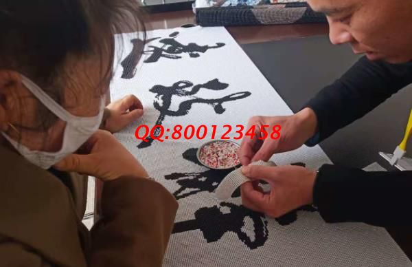 11月30日，在家做手工活掙錢，珠繡外發(fā)手工活要做好需要注意以下幾點，手工之家接待考察加工客戶剪影