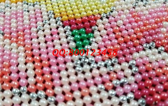 12月24日，手工活外發(fā)加工項目，要找正規(guī)可靠的，這樣做就能找到，勵志珠珠繡成品細節(jié)實拍