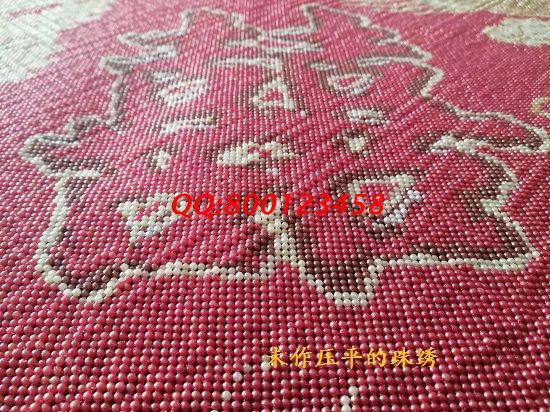 1月16日，純手工活外發(fā)加工項目，把手工活拿回家做，大家都選這個忙碌的老企業(yè)，勵志珠珠繡成品細節(jié)實拍