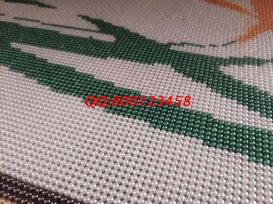 1月23日，正規(guī)供料的手工活，這里的手工活代理加工項目是非遺項目，勵志珠珠繡成品細(xì)節(jié)實拍