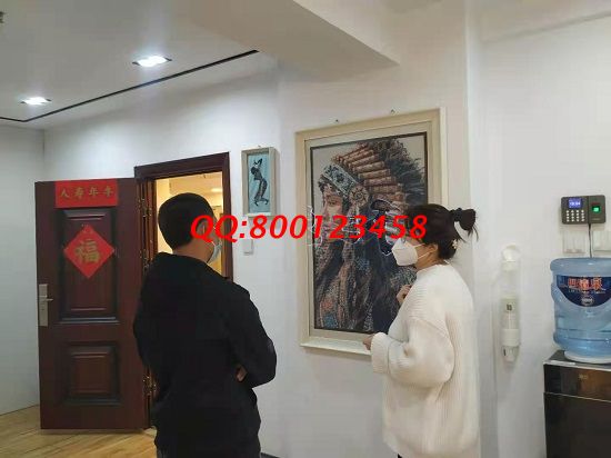 2月22日，正規(guī)供料的手工活，可以寄到家做的手工活就找珠繡外發(fā)手工活，手工之家接待考察合作加工客戶剪影