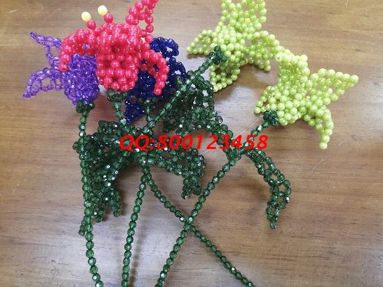 5月17日，找正規(guī)手工活外發(fā)加工企業(yè)，找適合的外發(fā)手工活，來手工之家就對了，勵志珠珠繡串珠手工花實拍