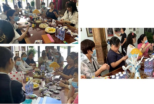培訓、提供材料，為了大家空閑時間能有份收入--- --- 記手工之家在邯鄲市叢臺區(qū)婦女手工藝協(xié)會(圖2)