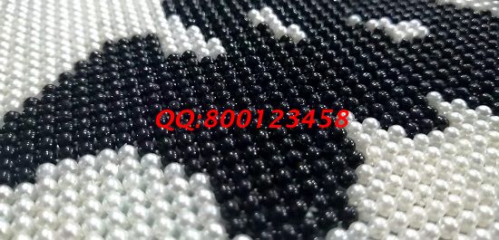7月31日，可以寄到家做的手工活，實地考察后，大家都覺得手工之家的非遺手工珠繡真的不錯，圖為勵志珠珠繡成品細節(jié)實拍