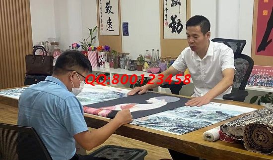 9月17日，想做合格的外發(fā)手工活產(chǎn)品，想象不管用，親自做才行，珠繡拿回家做的手工活很受歡迎，手工之家接待考察合作加工客戶剪影