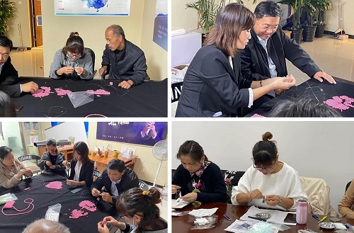 做大家的堅強后盾------- 記手工之家對各級代理加工人員進(jìn)行多項技術(shù)培訓(xùn)