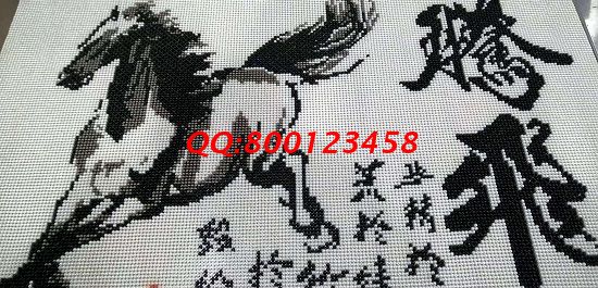 10月21日，可以寄到家做的手工活，帶回家做的手工活，大家在家掙錢都選這里，圖為勵志珠珠繡成品細節(jié)實拍
