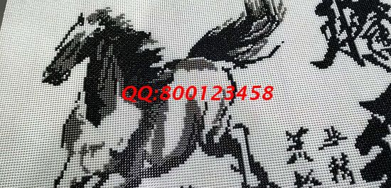 10月21日，可以寄到家做的手工活，帶回家做的手工活，大家在家掙錢都選這里，圖為勵志珠珠繡成品細節(jié)實拍
