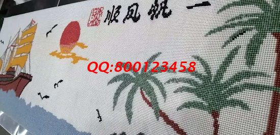 11月25日，想做手工之家的珠繡手工活代理加工項目，這個可以在家做的手工活很滿意，每次會領(lǐng)多少加工材料？圖為勵志珠珠繡成品細節(jié)實拍