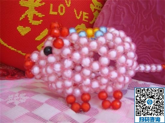 拿回家做的手工活，寶媽做立體串珠手工活，時尚環(huán)保，時間自由