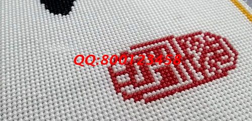 11月13日，想接正規(guī)廠家的手工活，珠繡串珠手工活外發(fā)加工項目是真實可靠的，圖為勵志珠珠繡成品細節(jié)實拍