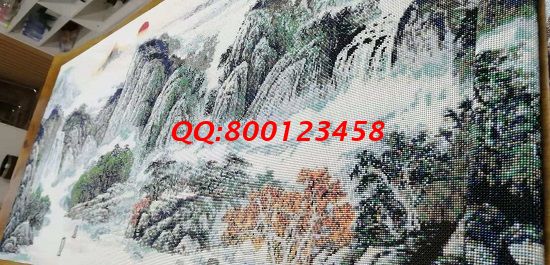 11月15日，找拿回家做的手工活，想做手工活掙錢(qián)，就業(yè)還是創(chuàng)業(yè)都可以選這個(gè)企業(yè)，圖為勵(lì)志珠珠繡成品細(xì)節(jié)實(shí)拍