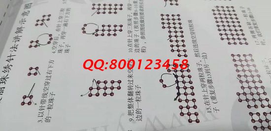 11月24日，在家做的手工活，可以帶回家做的手工活，就選非遺傳統(tǒng)手工勵(lì)志珠珠繡，圖為手工之家合作資料中的《合作流程》剪拍(圖3)