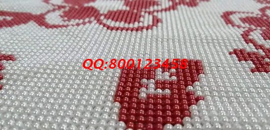 11月16日，可以帶回家做的手工活，在家做手工活掙錢，珠繡串珠手工活很重視服務(wù)和培訓(xùn)，圖為勵(lì)志珠珠繡成品細(xì)節(jié)實(shí)拍(圖3)