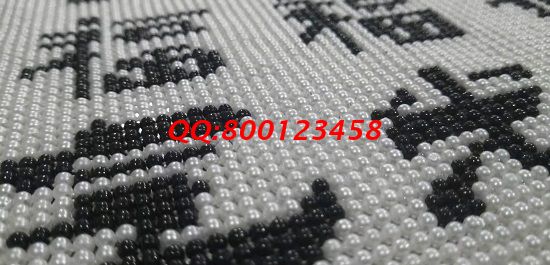 12月14日，年終歲末，找手工活做，在家做手工活掙錢，這個寄到家做的手工活外發(fā)加工項目很不錯，圖為勵志珠珠繡成品細(xì)節(jié)實拍(圖3)
