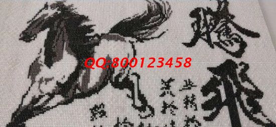 勵(lì)志珠珠繡精致高端大氣上檔次，是裝飾送禮收藏佳品(圖1)